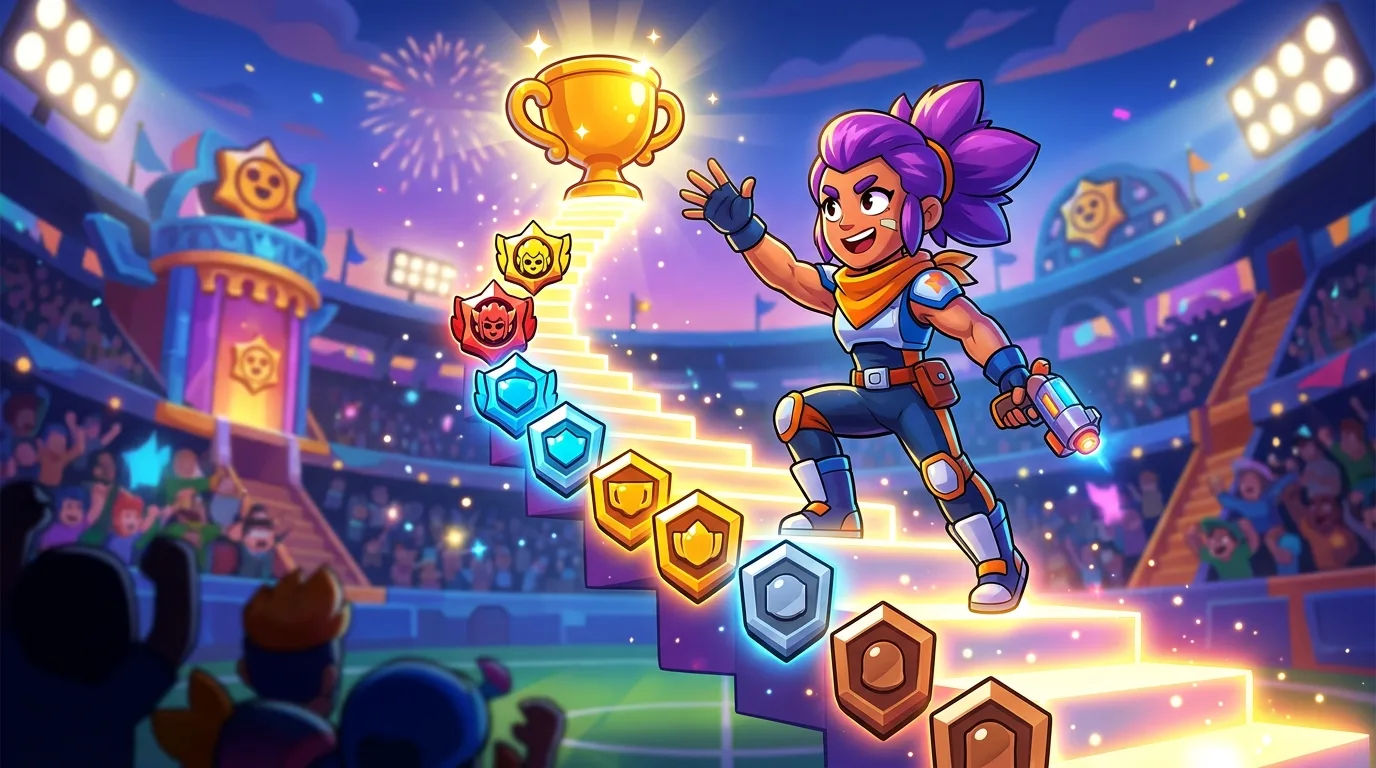 Ранги Brawl Stars: лестница рангов к кубку