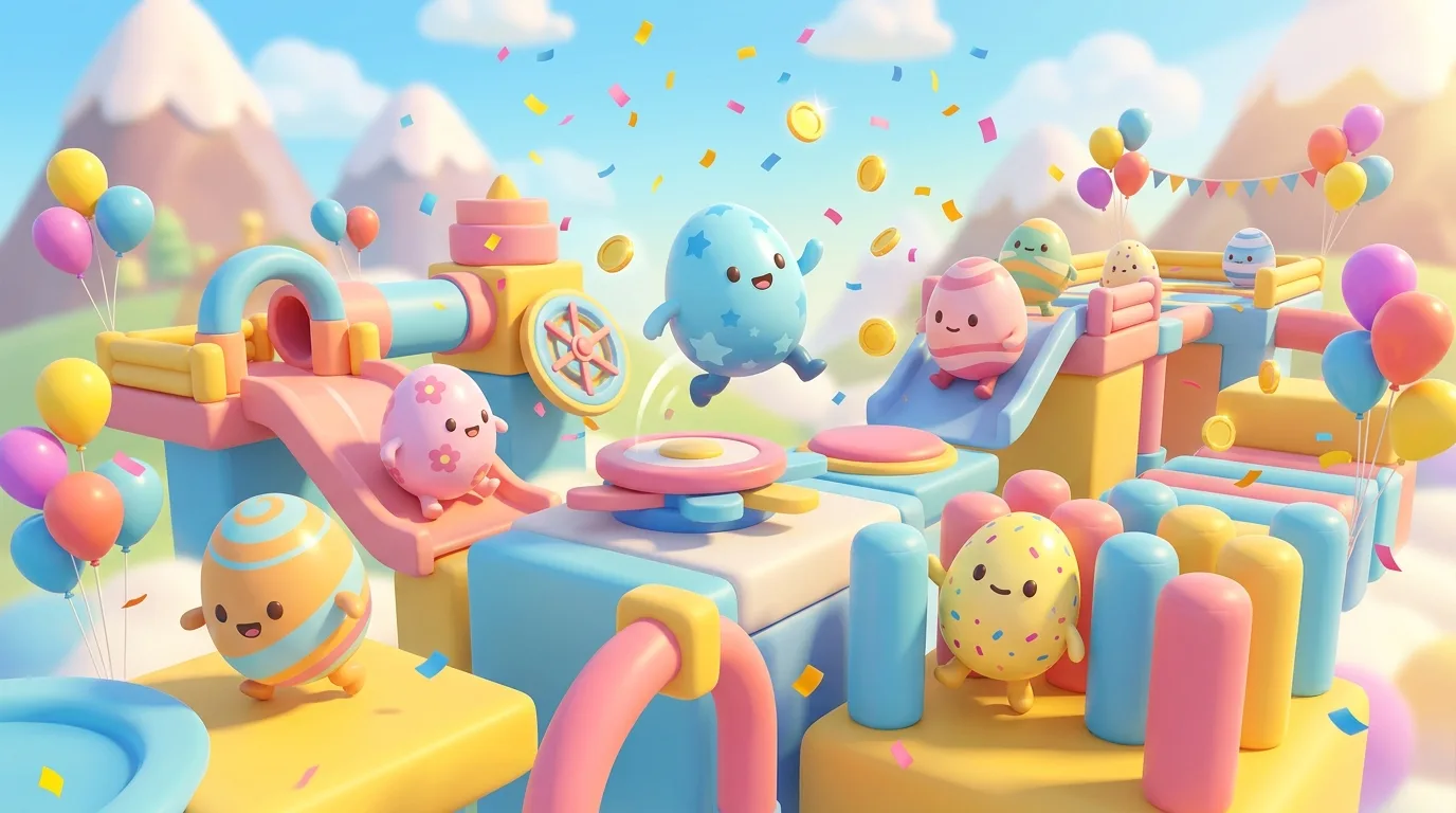 Как задонатить в Eggy Party: Яичные монеты и Party Pass