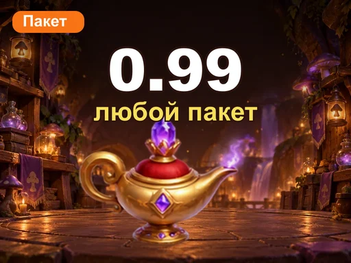 Любой пакет за 0.99