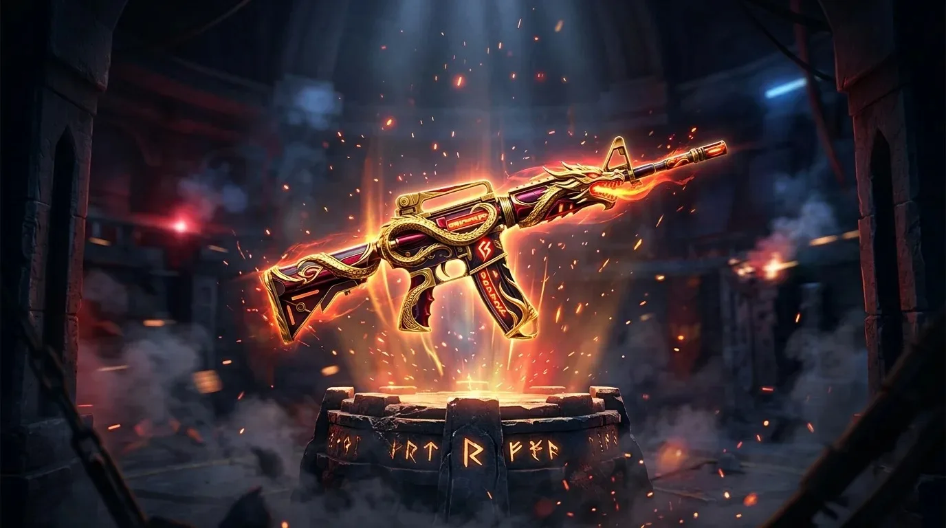 Легендарный скин оружия из Weapon Royale в Free Fire