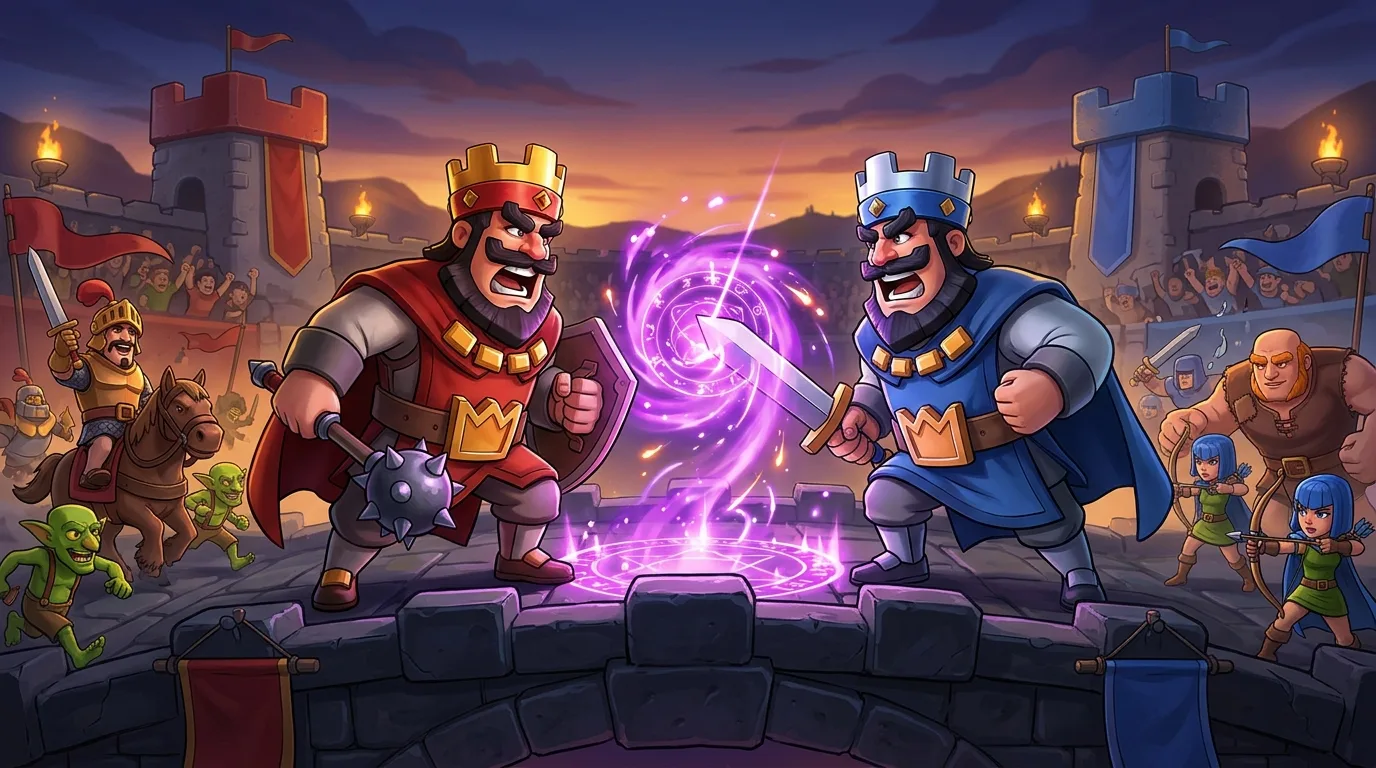 Clash Royale: сезон «King vs. King!», эволюции Гиганта и Зеркала